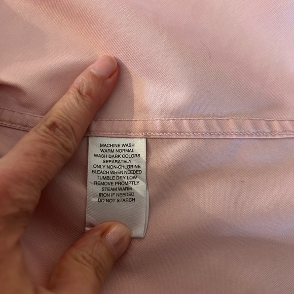 Lady Hathaway Women’s Button Down Pink Dress Shirt - Picture 5 of 5